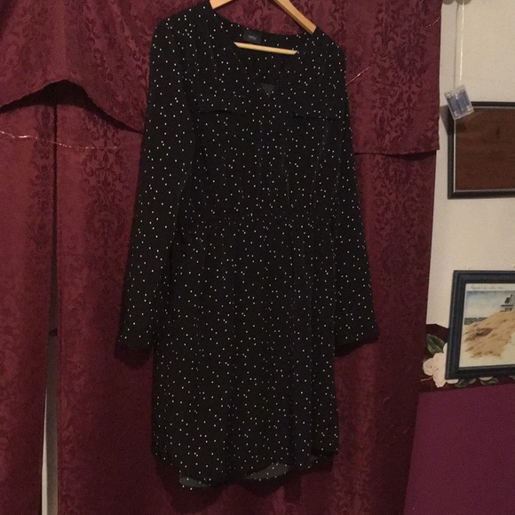 Mossimo black with polar dot dress - Picture 1 of 1